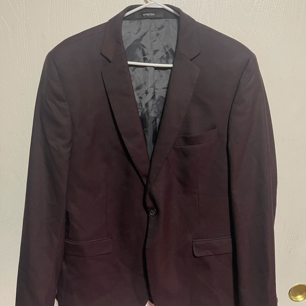 Dark Crimson Blazer Jacket Size 42